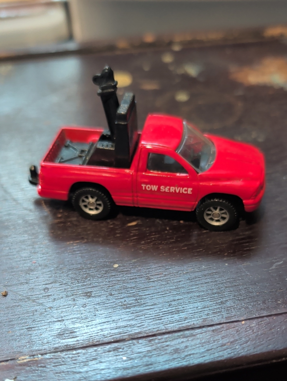 Red Tow Service Pickup Toy Truck for Kids